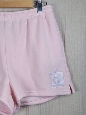 Better Together Women’s Pink Casual Elastic-Waist Shorts #18 With A Bow
